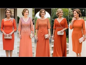 Tangerine Color Mother of the Bride Dresses | Elegant Wedding Styles for Every Season 2025
