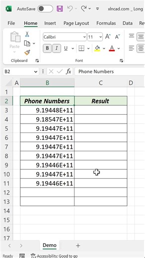XL n CAD Malayalam | How to display long numbers in proper format in Excel, explained in Malayalam. #excelshorts #excelmalayalam #malayalamtutorial | Instagram