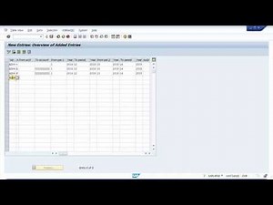 Define variant for open and close posting periods in SAP