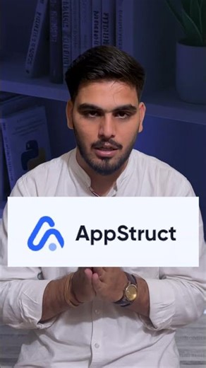 Build a Professional App with NO CODE! (AppStruct Drag & Drop) #coding #shorts