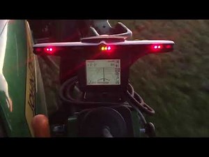 John Deere 3038e with Trimble EZ Steer