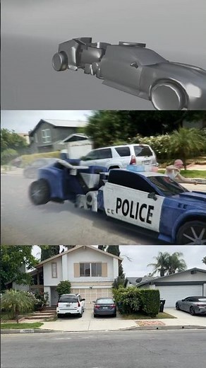Transformers Transformation Effect #blender #vfx