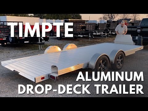 Overview of 2nd Gen Timpte Aluminum Drop-Deck Trailers