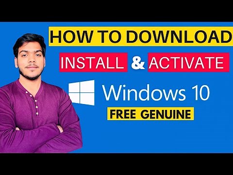 How To Download Install and Activate Windows 10 Free Genuine | Full Process in 1 Video