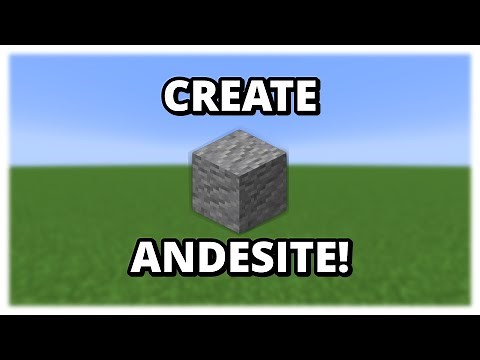 How to make Andesite! Minecraft Create