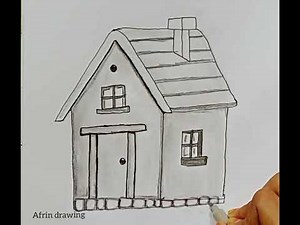 How to draw a home easy drawing step by step