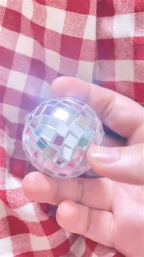 手作りミラーボール！ #ハンドメイド #手作り工作 #ミラーボール#ディスコボール#discoball