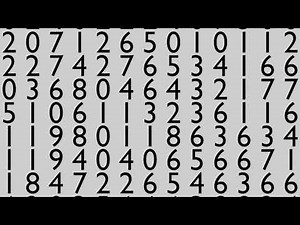 Procedural Nodes (part 50) - Procedural Number Generator in Blender