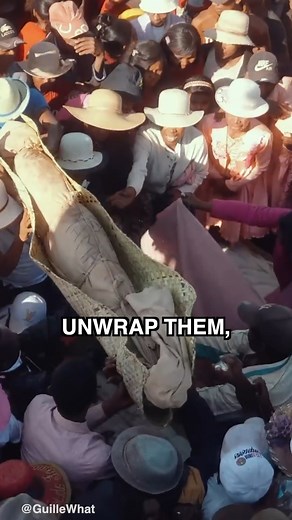 Famadihana, also known as the “Turning of the Bones,” is a traditional ceremony in Madagascar where families exhume the remains of their ancestors, wrap them in fresh cloth, and dance with them to lively music. The ritual celebrates life, honors the dead, and strengthens family bonds — reflecting the Malagasy belief that death is not final, but a joyful continuation of connection between generations. #culture #funeral #Madagascar #fblifestyle #africa | Unrestricted Borders