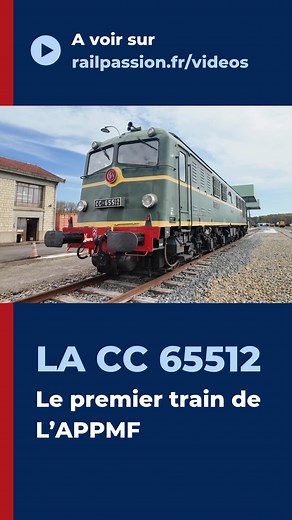 La CC65512 de l'APPMF à voir en intégralité sur railpassion.fr #ferroviaire | La Vie du Rail