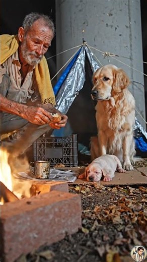 Homeless Man Saves Two Dogs — Then One Dog Digs Up A Treasure That Changes His Life #kindness