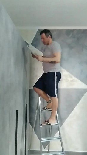 Humorous Indoor Scene With Ladders and Intriguing Laughter