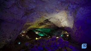 Caves frozen in time. ⏳⛰ Don't miss an all-new episode of #UndergroundMarvels tonight at 9p on Science Channel and stream every episode on discovery . 🪨 links.discoveryplus.com/undergroundmarvels | Science Channel