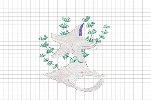 Starfish and Seashells Embroidery Design, Starfish and Seashells Machine Embroidery Design, 4 Sizes, Instant Download File - Etsy