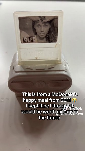 Who knows I might become rich #McDonalds #happymeal #happymealtoys #2011 #beyonce