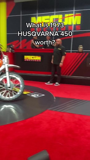 What is a 1973 HUSQVARNA 450 worth? torcyclesoftiktok #cycledragcom #cycledraglife #mecumauctions #bike #bikelife #husqvarna