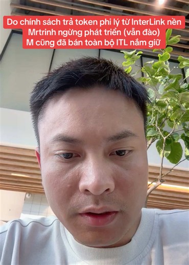 InterLink ITL bị bán toàn bộ vì chính sách trả token phi lý