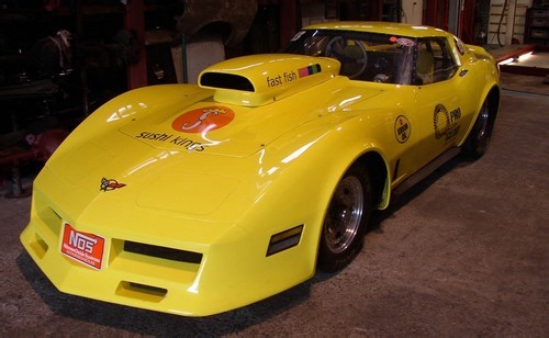 CORVETTE C3 drag race car Rolling Chassis | eBay
