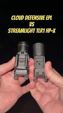 New Cloud Defense EPL vs Streamlight TLR-HP-X. #testing #practice #light #texas