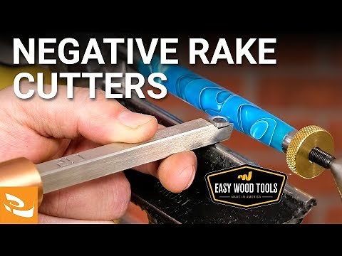 Negative Rake Carbide Cutters by Easy Wood Tools