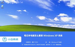 笔记本电脑怎么重装系统XP