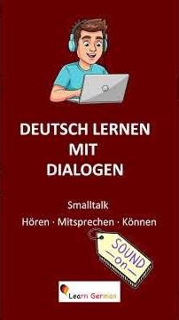 Deutsch lernen mit Dialogen | im Fitnessstudio | Dialog 1 | Learn German