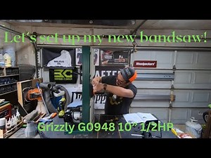 Grizzly 10" Bandsaw G0948 Setup and First Impressions