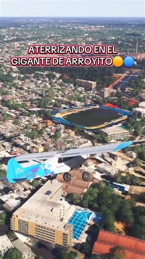 Galician Airlines on Instagram: "Aterrizando en el Gigante de Arroyito🟡🔵 #rosariocentral #rosario #santafeargentina #microsoftflightsimulator #galicianairlines"