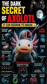 THE DARK SECRET OF AXOLOTL 😱 | It Can Regrow Its Brain