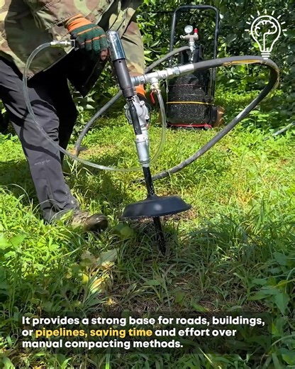 Modern Soil Compaction Technique. #SoilCompactor #RoadBuilding | Gizmo Trends