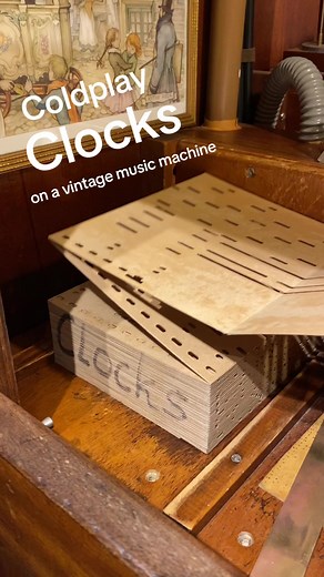 Coldplay's Clocks On My Vintage Street Organ