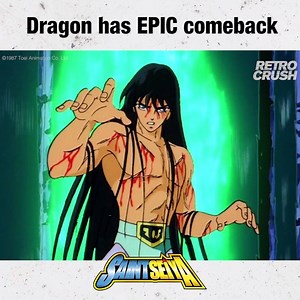 Dragon Shiryu unleased the dragon -- 🎬 Saint Seiya: Evil Goddess Eris Watch the full move free on our site: https://bit.ly/37vClC2 | RetroCrush