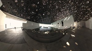Experience the 'Rain of Light' at the Louvre Abu Dhabi