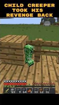 Baby Creeper Revenge #minecraft