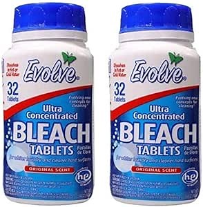 Evolve Concentrated Bleach Tablets - 32-ct Original Scent (2 pack)