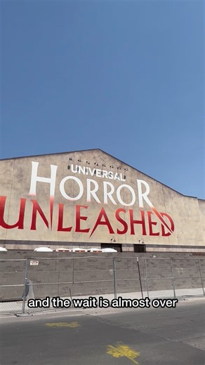 The wait is almost over. Are you ready to be scared? 👀 😱 Universal Horror Unleashed is creeping closer, and the new signage just dropped at AREA15. Watch the video for a sneak peek and get ready to clutch your pearls this August. 👻 | City of Las Vegas Government