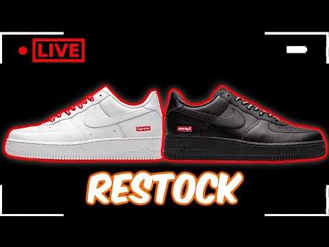 🔴LIVE COP!!! Supreme Air Force 1 Low Restock FW21 Week2!!!