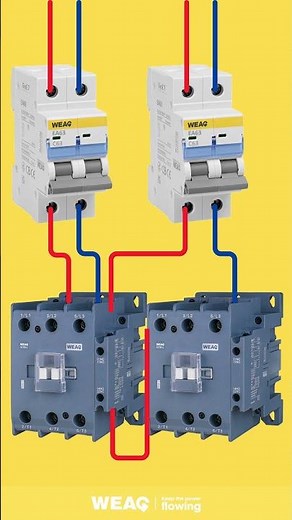 Dual Power Channel: Magnetic Contactor Setup.