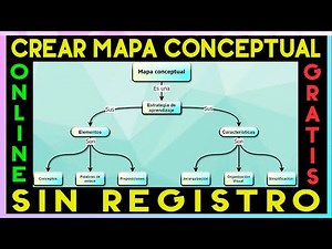 CREAR MAPA CONCEPTUAL ONLINE GRATIS SIN REGISTRO ✍❌
