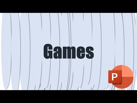 How to Create Power Point Presentation Template tutorial about Games present template 311