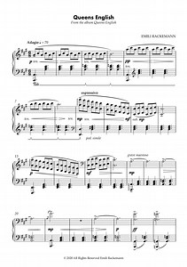Queens English - Piano Solo - Advanced Digital Sheet Music | Sheet Music Plus