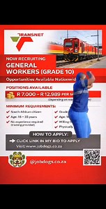 Transnet Is hiring #viraltiktok #jobopportunity #fblifestylechallenge #jobsearch #jobs #follow #ApplyNow | Job Available