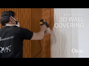 How to paint 3D Wall Covering panels? - Orac Installation Guide