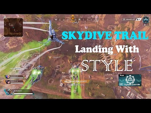 Sky Dive Trail | How To Unlock and Equip Sky Dive Trail | Apex Legends