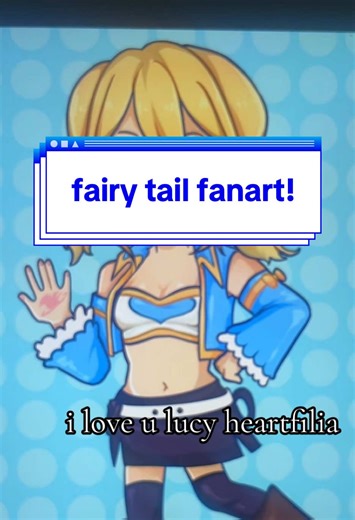 i love you lucy heartfilia !! i need to catch up on 100 year quest tho but also planning on making this design into a sticker lemme know if i should make any of the other fairy tail members 😊 #fyp #fanart #fairytail #lucyheartfilia #artistsoftiktok