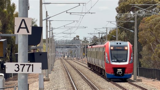 8.3K views · 245 reactions | One of Adelaide’s 4000 class EMUs is seen approaching Tambelin station earlier today. | Kane’s Trains | Facebook