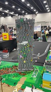 LEGO Tornado Build #lego #legomoc #legoconvention #legobuild #SummerOfGoals