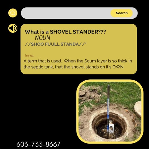 Ever fall down a Google rabbit hole and end up in the septic side of the internet? Well… here we are. 🕳️🚽 I decided to Google “shovel stander.” And guess what popped up? A septic industry classic. 💩 For those not fluent in septic-speak, a “shovel stander” is what we call it when the scum layer in a septic tank gets so thick… your shovel literally stands up on its own. Yep. No hands. No magic. Just years of neglect marinating in that tank. It’s the septic equivalent of Mother Nature saying: “H