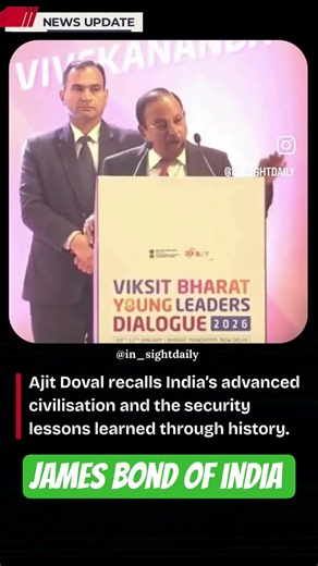 NSA James Bond of india #trending #motivation #history #viral #trendinglatestnes #Dobhal sir speech