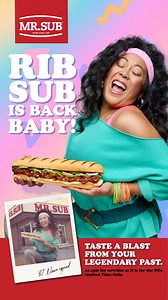 First-timer or full-time fan – dig into smoky, tangy melt-in-your-mouth flavour in the comeback sub of the year. | MR.SUB